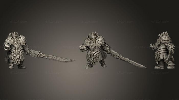 Military figurines (Fire Giant King, STKW_0963) 3D models for cnc