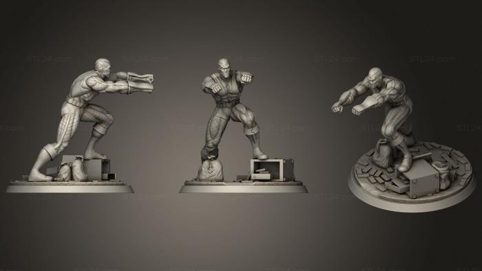 Military figurines (Shocke, STKW_0977) 3D models for cnc