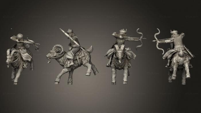 Military figurines (Mounts 01, STKW_10001) 3D models for cnc