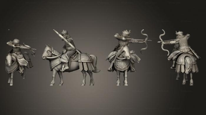 Military figurines (Mounts 02, STKW_10002) 3D models for cnc