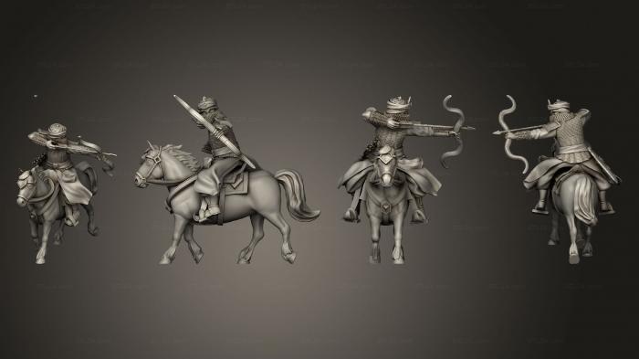 Military figurines (Mounts pony light armor, STKW_10003) 3D models for cnc