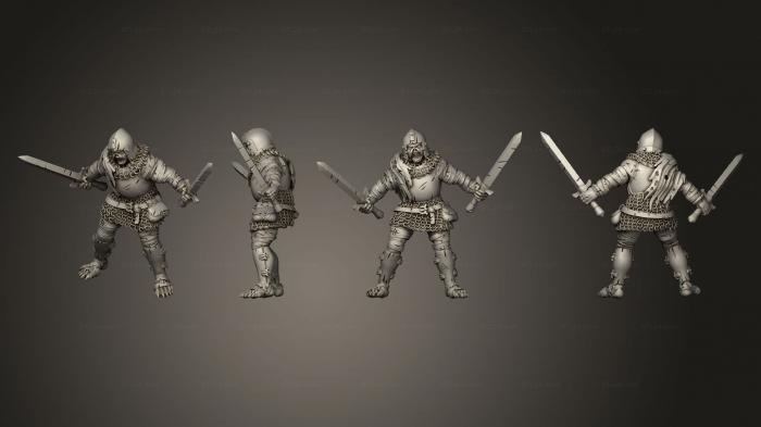 Military figurines (Mummies, STKW_10019) 3D models for cnc