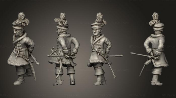 Статуэтки военные (Наполеон с Муратом Муратом, STKW_10057) 3D модель для ЧПУ станка
