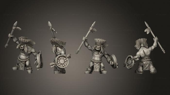 Military figurines (Native Orkz 7, STKW_10067) 3D models for cnc