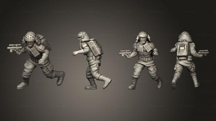 Military figurines (Naval Troopers naval infantry, STKW_10076) 3D models for cnc