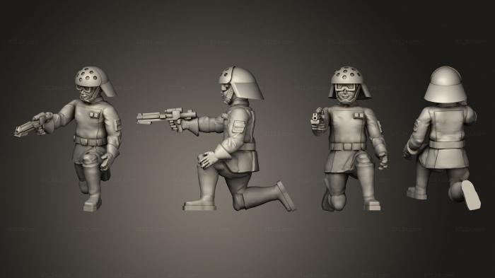 Military figurines (Navy Trooper 4, STKW_10083) 3D models for cnc
