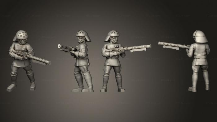 Military figurines (Navy Troper Heavy, STKW_10086) 3D models for cnc