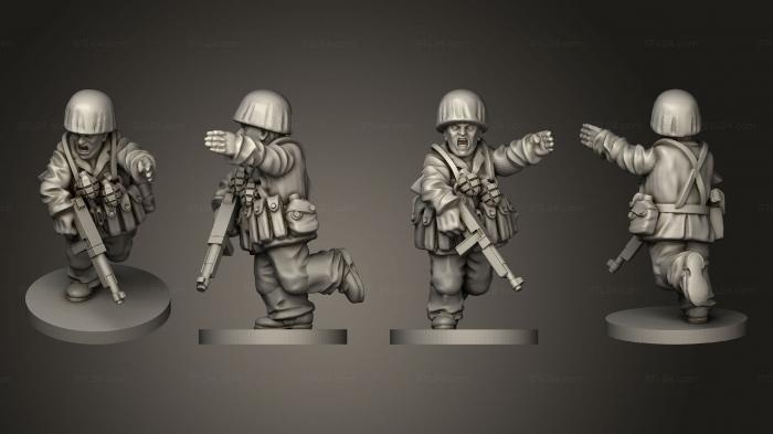 Military figurines (NCO f, STKW_10090) 3D models for cnc