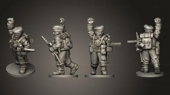 Military figurines (NCO paratrooper 08, STKW_10095) 3D models for cnc