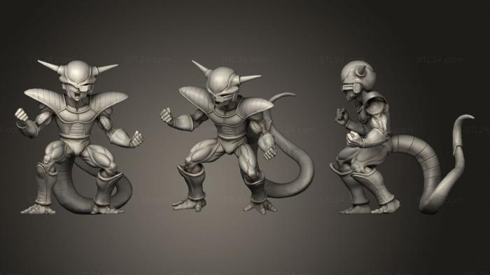 Military figurines (FRIEZA Dragon Ball Z, STKW_1010) 3D models for cnc