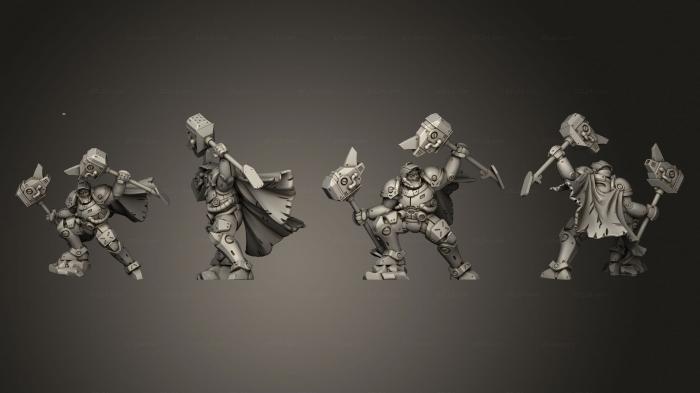 Military figurines (Nebula Exo Commander, STKW_10115) 3D models for cnc