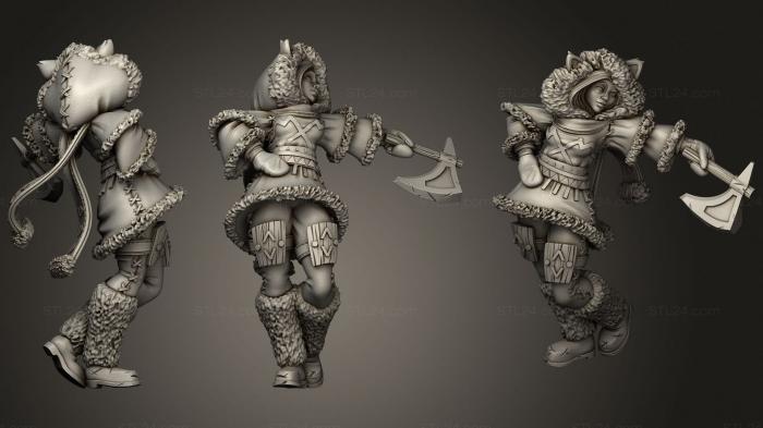 Military figurines (Frost Lands Akna Amak, STKW_1012) 3D models for cnc
