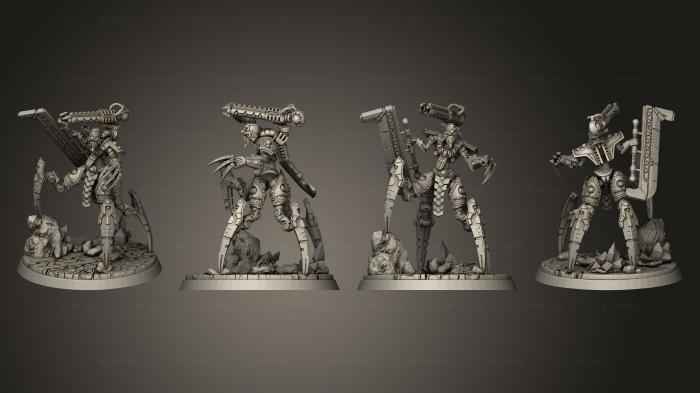 Military figurines (Necroyd Tomb Lords Scorpion Lord, STKW_10139) 3D models for cnc