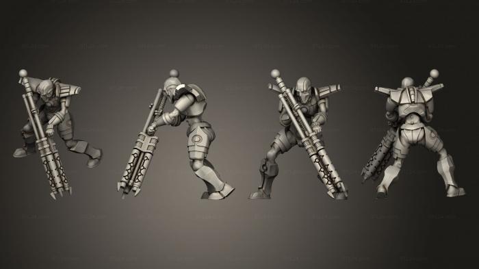 Military figurines (Necroyd Tomb Lords 05, STKW_10144) 3D models for cnc