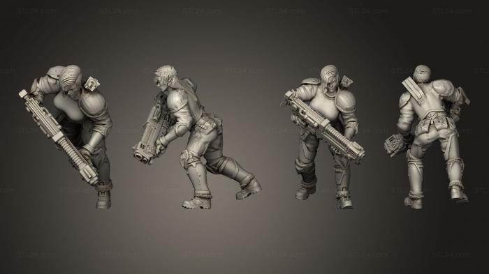 Military figurines (Nemesis exploradora, STKW_10147) 3D models for cnc
