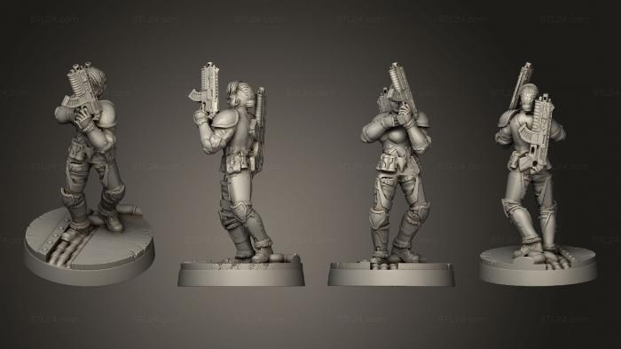 Military figurines (Nemesis piloto, STKW_10150) 3D models for cnc
