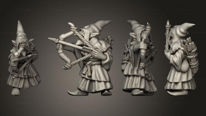 Military figurines (Night Goblin Archer 11, STKW_10188) 3D models for cnc