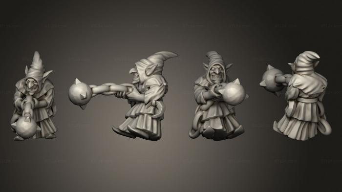 Military figurines (Night goblin Goblin fanatics 2, STKW_10205) 3D models for cnc