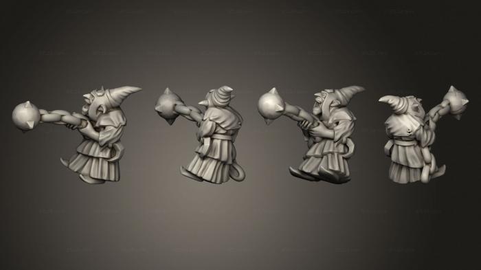 Military figurines (Night goblin Goblin fanatics 3, STKW_10206) 3D models for cnc