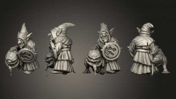 Military figurines (Night goblin solo Goblin 14, STKW_10221) 3D models for cnc