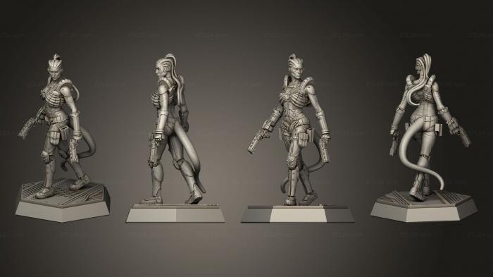 Military figurines (Nimbus Gunslinger, STKW_10245) 3D models for cnc