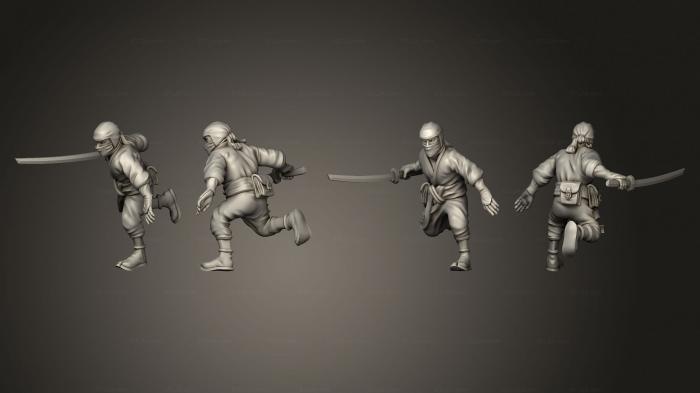 Military figurines (Ninja Set, STKW_10266) 3D models for cnc