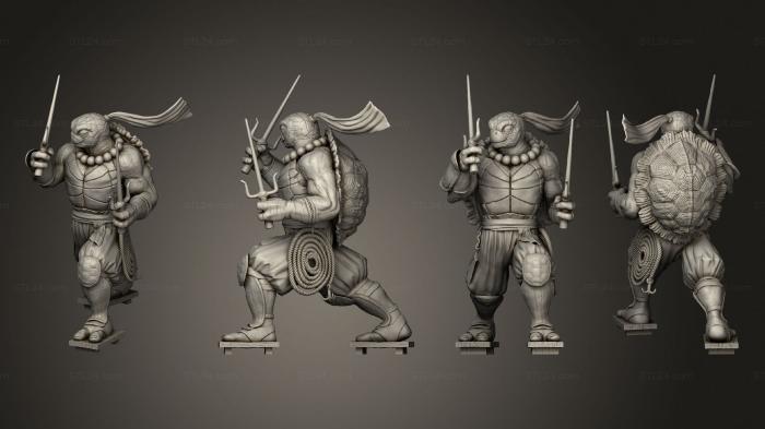 Military figurines (Ninja Tortle Sai, STKW_10270) 3D models for cnc