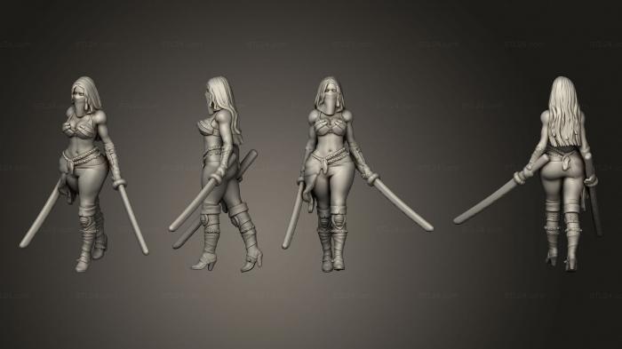 Military figurines (Ninja 01, STKW_10271) 3D models for cnc
