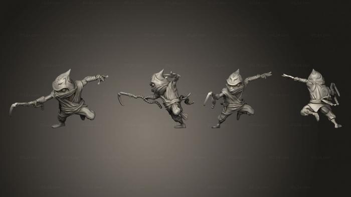 Military figurines (Ninja 04, STKW_10274) 3D models for cnc
