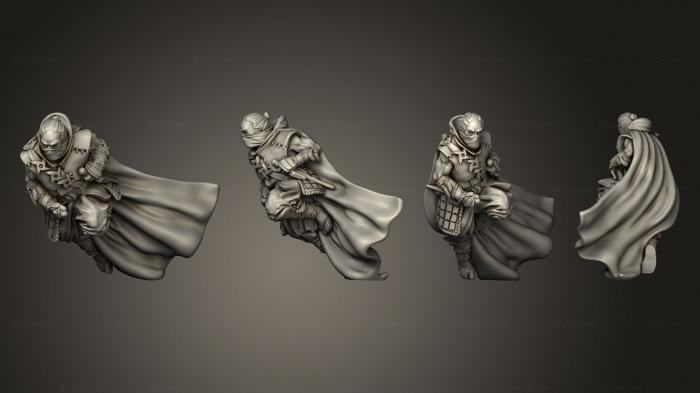 Military figurines (Ninja 07, STKW_10277) 3D models for cnc