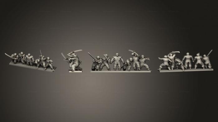 Military figurines (Ninja 08, STKW_10278) 3D models for cnc