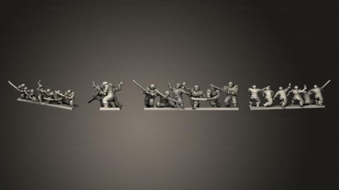 Military figurines (Ninja 09, STKW_10279) 3D models for cnc