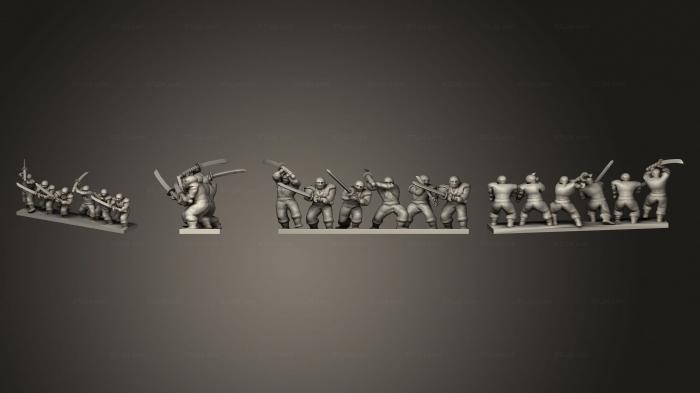 Military figurines (Ninja 14, STKW_10284) 3D models for cnc