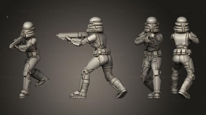 Military figurines (Nite Owl Carbine 3, STKW_10290) 3D models for cnc