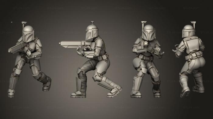 Military figurines (Nite Owl Carbine, STKW_10291) 3D models for cnc