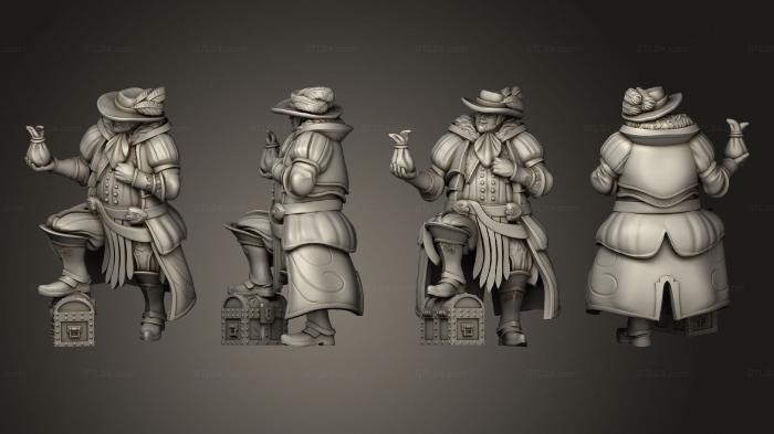 Military figurines (Noble Human Treasure, STKW_10300) 3D models for cnc