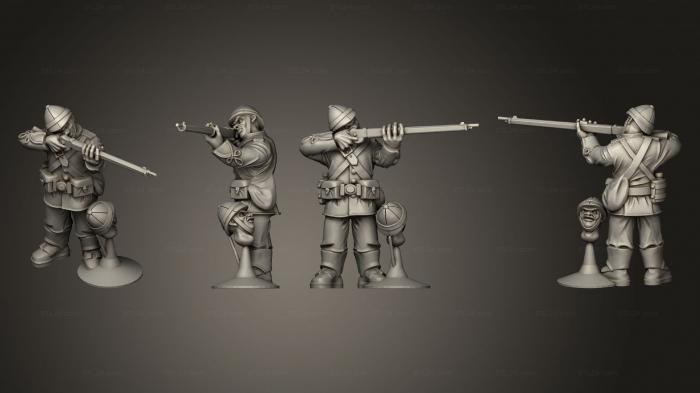 Military figurines (Nobleman s Estate, STKW_10303) 3D models for cnc