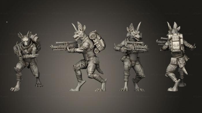Military figurines (Nomads 4 Sniper, STKW_10326) 3D models for cnc