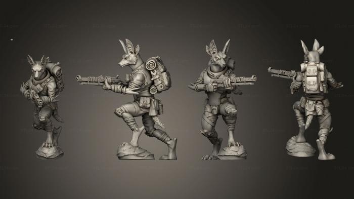 Military figurines (Nomads 5 Rifle, STKW_10329) 3D models for cnc