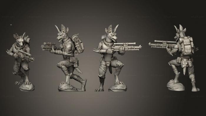 Military figurines (Nomads 5 Sniper, STKW_10330) 3D models for cnc
