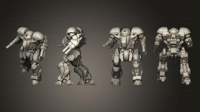 Military figurines (NTG Prime 4, STKW_10354) 3D models for cnc