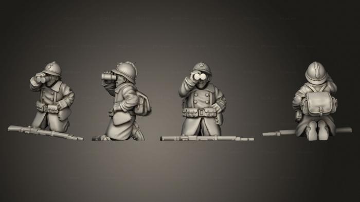 Military figurines (OBSERVER 01, STKW_10366) 3D models for cnc