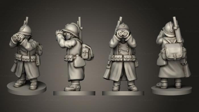Military figurines (OBSERVER 02, STKW_10367) 3D models for cnc