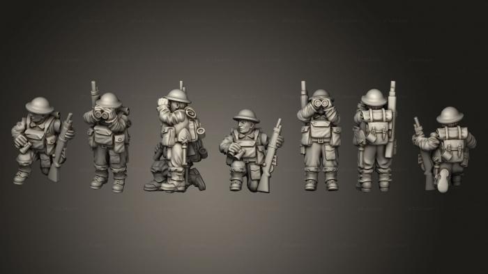 Military figurines (OBSERVERS GB OBSERVER A, STKW_10371) 3D models for cnc