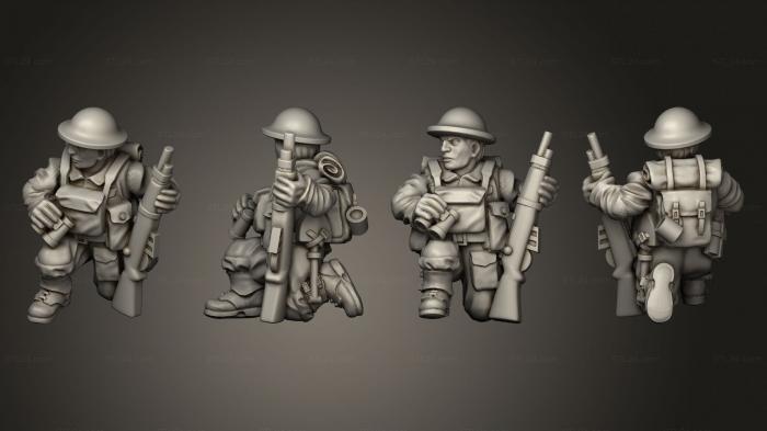 Military figurines (OBSERVERS GB OBSERVER B, STKW_10372) 3D models for cnc