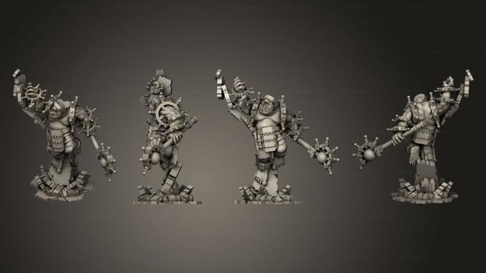 Military figurines (Odd broozer F, STKW_10377) 3D models for cnc