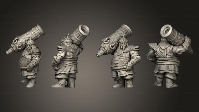 Military figurines (Ogre Cannon C, STKW_10444) 3D models for cnc