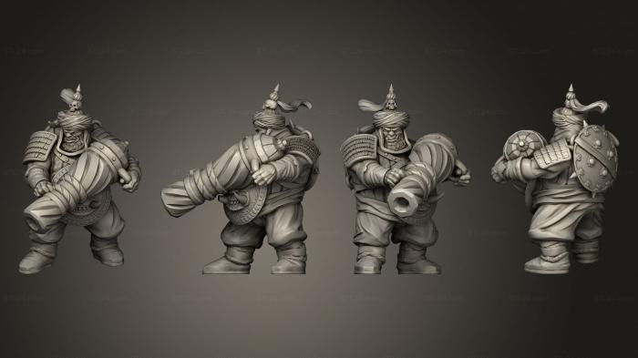 Military figurines (Ogre cannon D, STKW_10445) 3D models for cnc