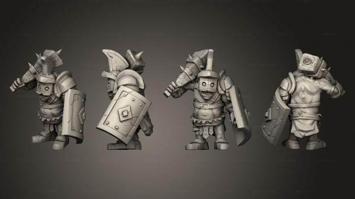 Military figurines (Ogre Gladiator Large, STKW_10454) 3D models for cnc