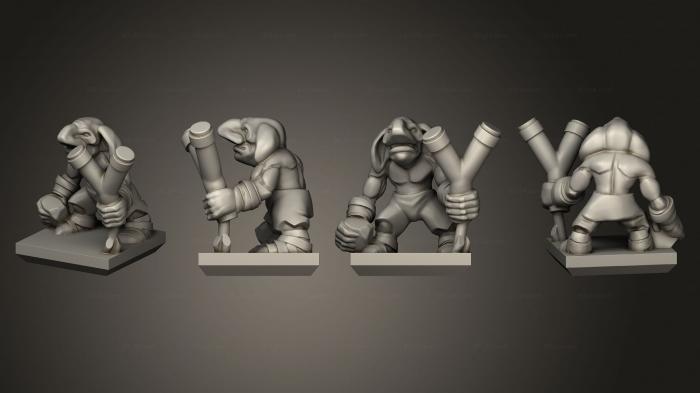 Military figurines (Ogre Gnoblar 03, STKW_10457) 3D models for cnc